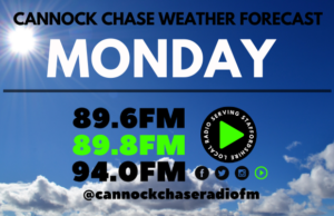 Weather forecast for Monday 8th November. A cloudy, cool day 11 c.