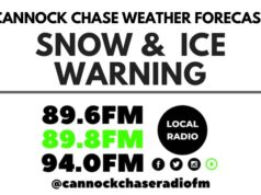 Warning for Heavy snow from 18:00hr to Friday 06:00hr. Risk of disruptive weather conditions.