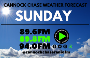Weather forecast for Sunday 31st October. Heavy overnight rain clears during morning leaving risk of showers, becoming windy, 11 c.