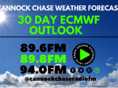The outlook for the next four weeks for our area and a general outlook for the UK, using the ECMWF model.
