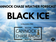 Warning for Black Ice.