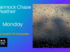 Weather forecast for Monday 26th October. Heavy rain and showers during the morning, turns drier during the afternoon, 16 c.