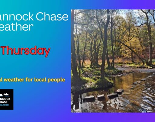Weather forecast for Thursday 13th August. Sunny, extremely hot day 36 c.
